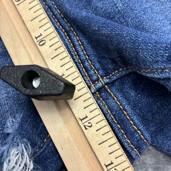 Levi's 501® Women's High-Rise Jean Shorts Sz.29 Blue Cut Off Button Fly - Picture 6 of 8